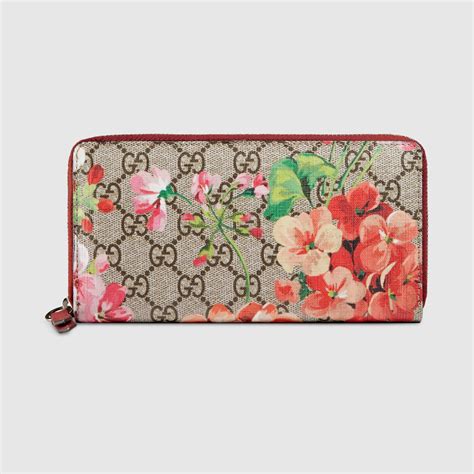 gucci bloom card case wallet|gucci blooms wallet for sale.